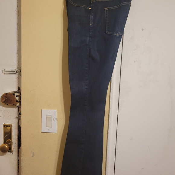 JAP 1969 Curvy Dark Blue FlareWomen's Jeans Size 29L - Picture 2 of 14